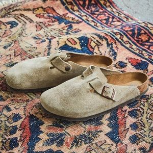 Birkenstock Betula Boston Suede Clogs